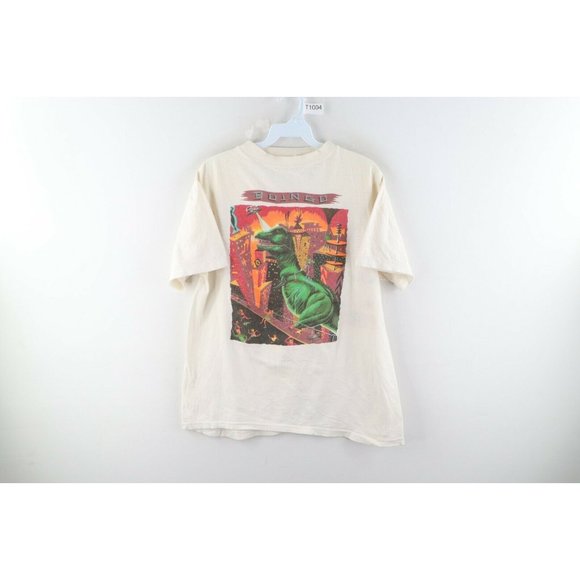 Vintage 80s Medium Oingo Boingo More Nervous Energy Double Sided Band T-Shirt